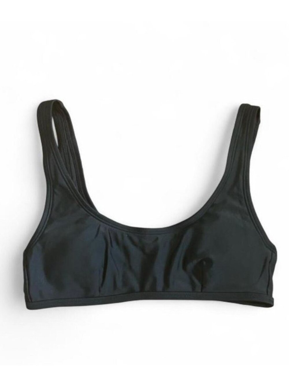 Halara Black Scoop Neck Bikini Top Size XS
